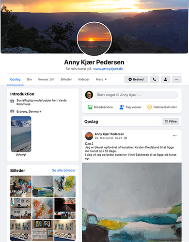 ArtByKjær på Facebook